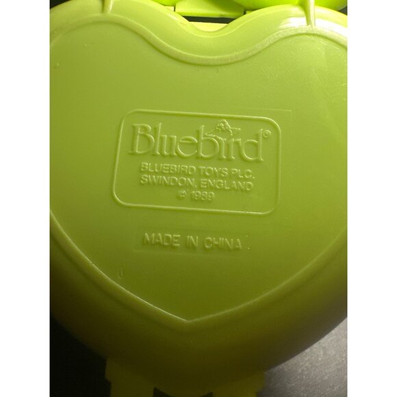 Pony club  Polly Pocket Heart-Shaped Compact 1989 By Bluebird Toys no figures - Picture 3 of 3